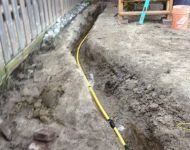 Underground Natural Gas Line - 1